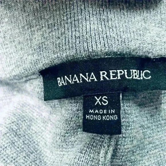 Banana Republic Women's Jogger Sweatpants XS Gray Elastic Waist Drawstring - Picture 7 of 9